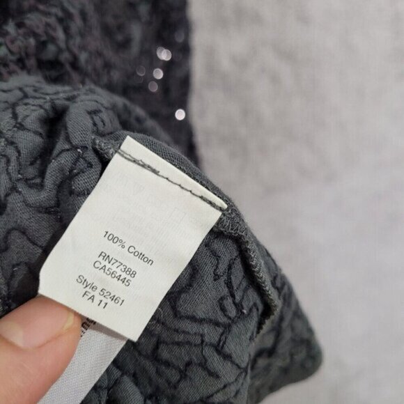 NWOT J. Crew Womens Sequin Tank Top XXS Gray Black‎ Cotton - Picture 5 of 7